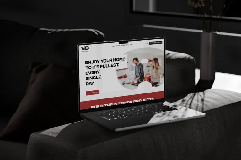 V&C Home Design - Website Homepage