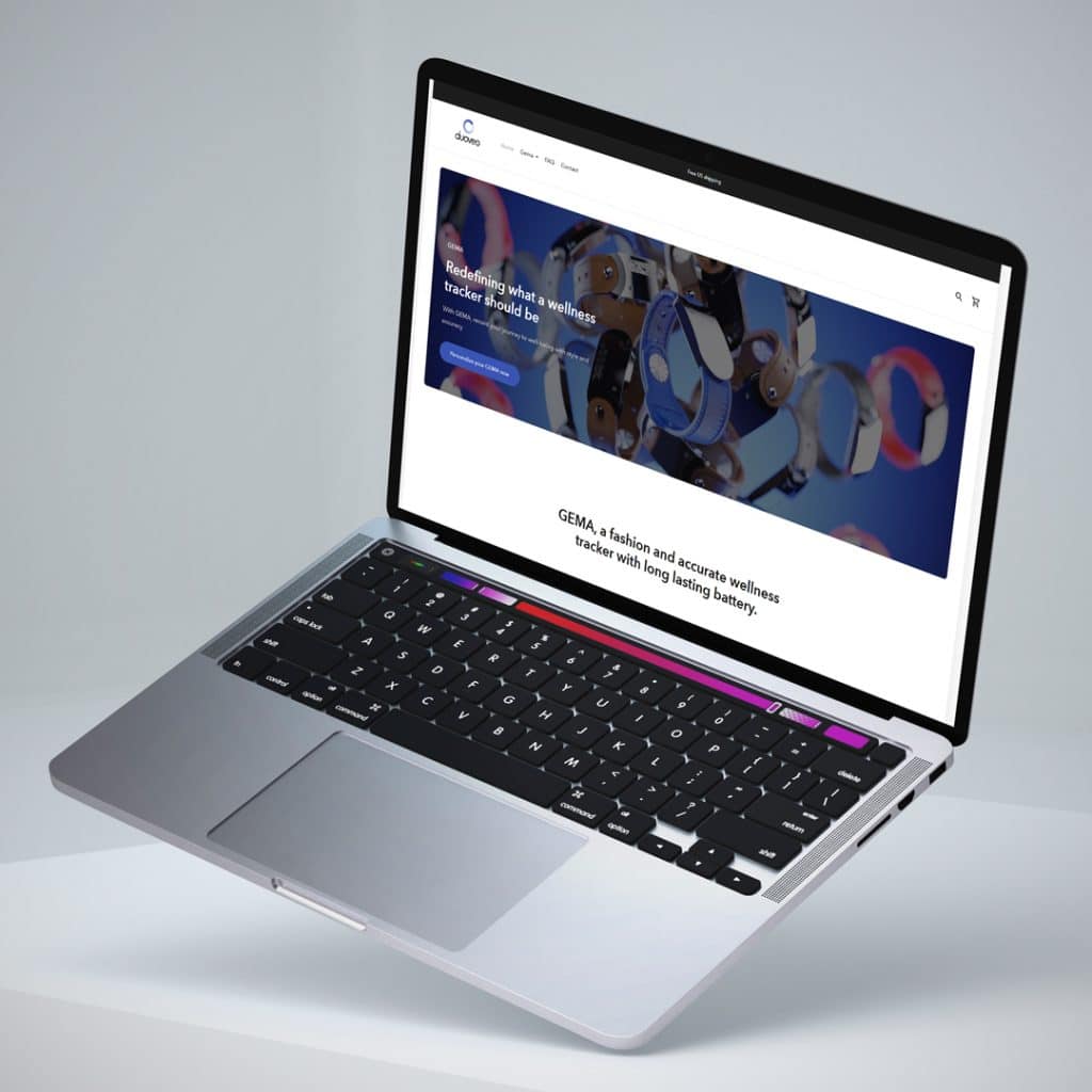 duoveo - Ecommerce website homepage